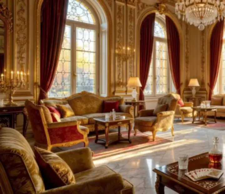 Luxe clubhuis in Nederland met barok interieur