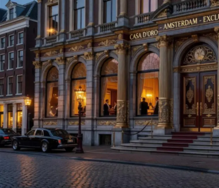 Luxe evenementenlocatie in Amsterdam met grote ramen en elegante inrichting
